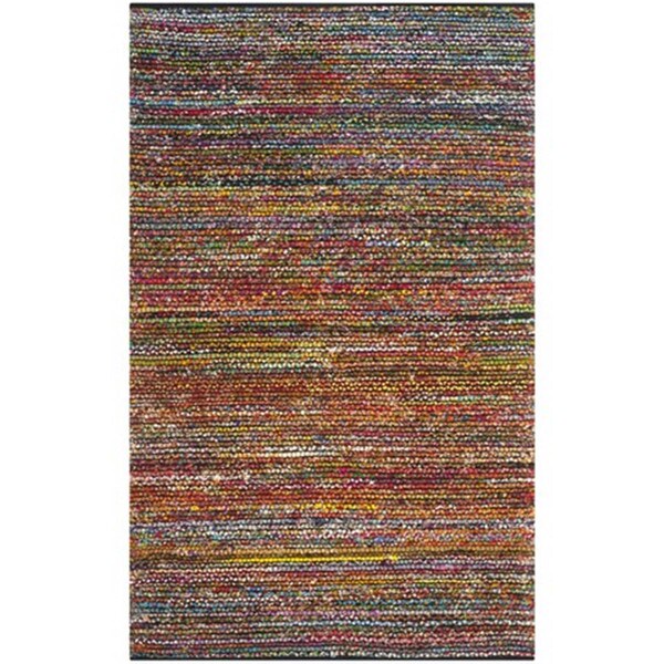 Safavieh Cape Cod Hand Woven Medium Rectangle Rug- Multi- 6 X 9 Ft. CAP367A-6 - main